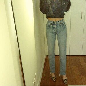 Moussy Vintage High Waisted Straight Jeans